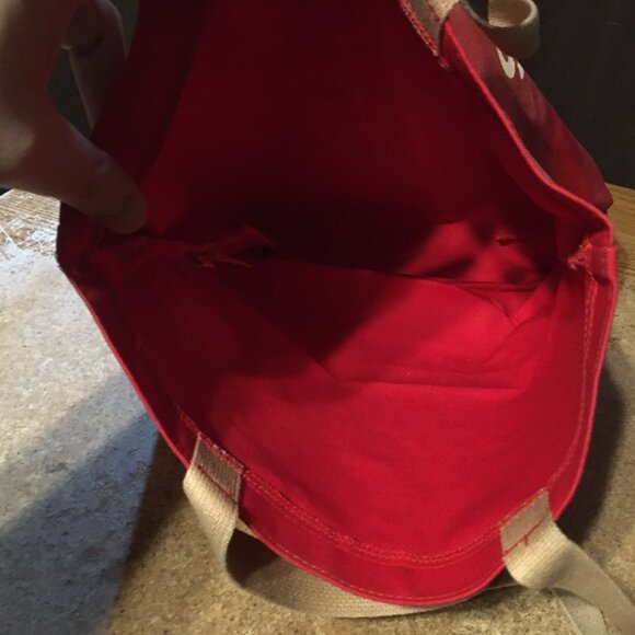 VINTAGE SKITTLES CANDY RED TOTE BAG KONVEY PRODUCTS - Picture 4 of 5